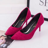 Pointed Woman High Heeled
