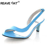 REAVE CAT Vintage Mid Heel Gladiator