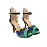 Gamiss High Heels Sandals Peep Toe