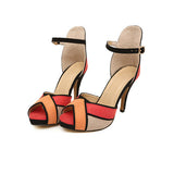 Gamiss High Heels Sandals Peep Toe
