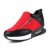 Women Shoes New 2016 Autumn Winter Leather Shoes Woman Breathable Casual Shoes Korean Fashion 3 Color Zapatos Mujer Size 35-40