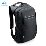 Kingsons 15"17"  Laptop Backpack External USB Charge  Anti-theft Waterproof Bag
