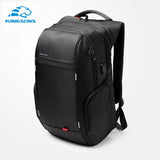 Kingsons 15"17"  Laptop Backpack External USB Charge  Anti-theft Waterproof Bag