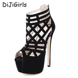 Stiletto Heels Open Toe Hgh Heels