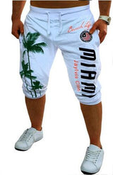 Palm Print Design Bermuda Shorts