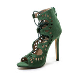 Rumbidzo Fashion Women Lace up High Heels