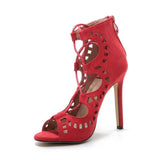Rumbidzo Fashion Women Lace up High Heels