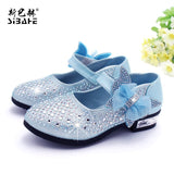 Rhinestone Glitter Leather Shoes