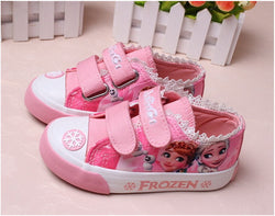 Snow Queen Girls Canvas Shoes