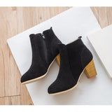 Autumn And Winter Short Cylinder Boots
