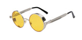 Gothic Steampunk Mens Sunglasses Coating Mirrored Sunglasses
