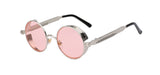Gothic Steampunk Mens Sunglasses Coating Mirrored Sunglasses