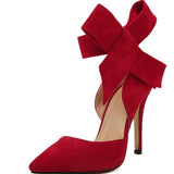 Big Bow Tie High Heels