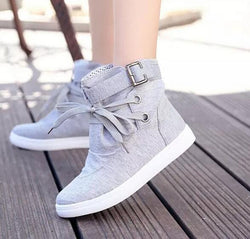 High-Tops Lace Up With Strap