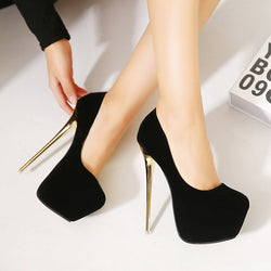 Round Toe High Heels