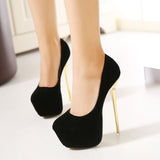 Round Toe High Heels