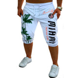 Palm Print Design Bermuda Shorts
