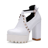 Gdgydh Buckle Casual High Heels