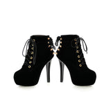 VINLLE Western Style High Heel Women Shoes