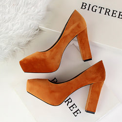 Thick Heels OL Women Pumps High Heels