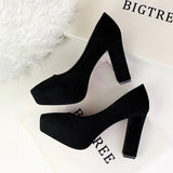Thick Heels OL Women Pumps High Heels