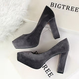 Thick Heels OL Women Pumps High Heels