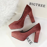 Thick Heels OL Women Pumps High Heels