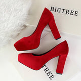 Thick Heels OL Women Pumps High Heels