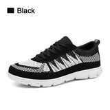 SUROM Breathable Men Casual Lace Up Trainers