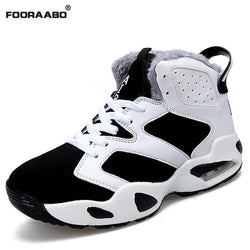 FOORAABO Top Air  Fur Winter Sneakers
