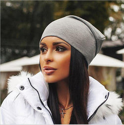 Winter Beanies Cotton Blended Beanie Slouch