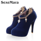 New Fashion Women Pumps Sexy Round Toe Thin High Heels